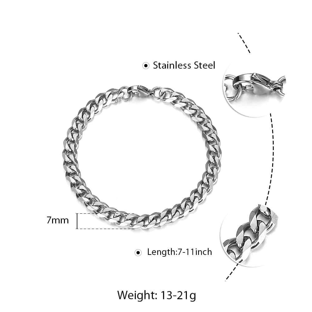 Men's & Women's Stainless Steel Bracelets